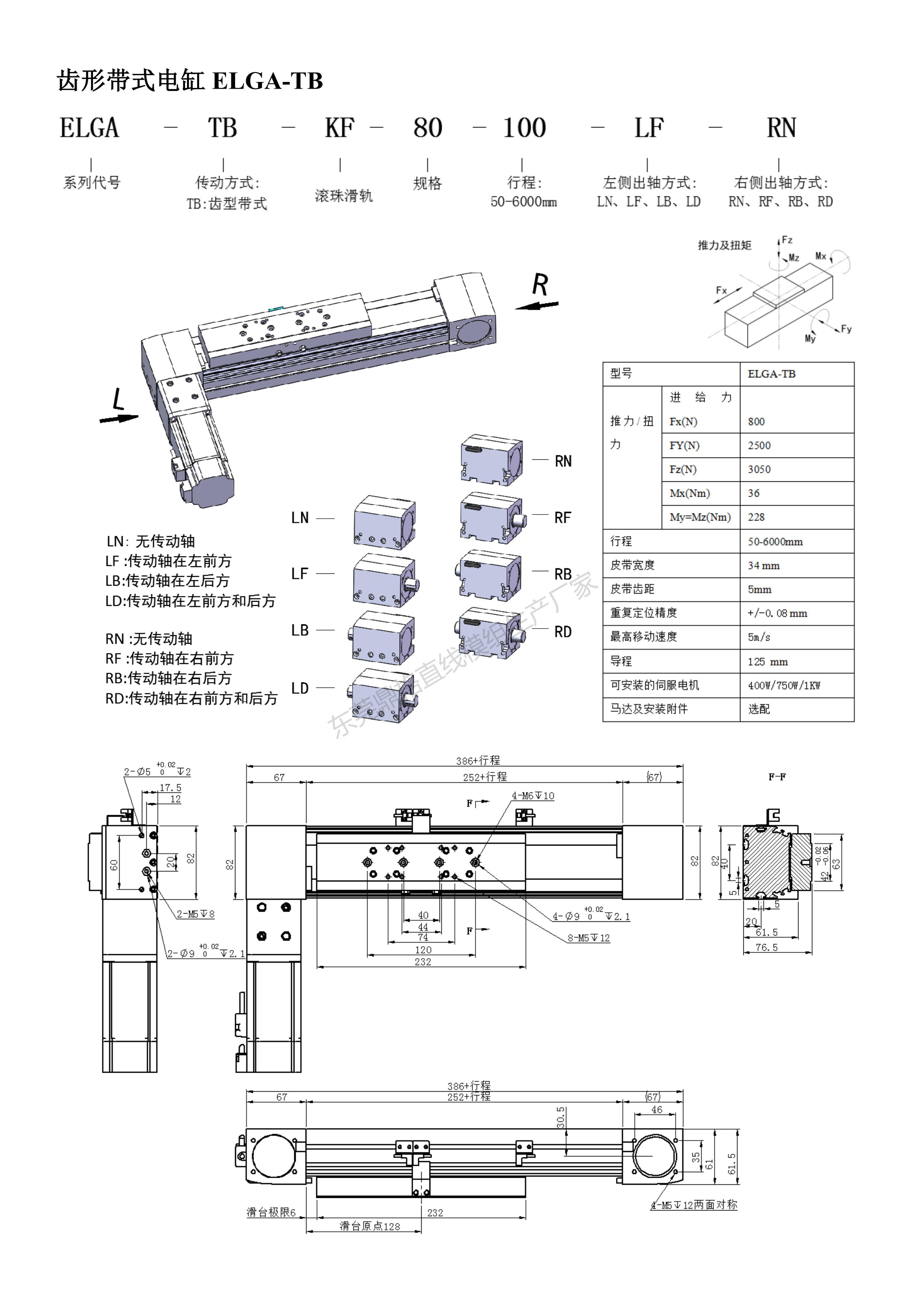 ELGA電缸滑臺(tái)模組